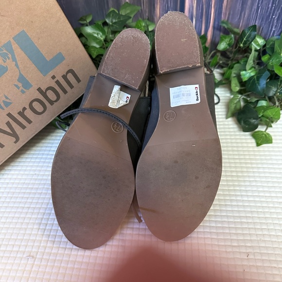 Faryl Laced up Heels with Zipper Size 7.5 Black - Picture 4 of 6